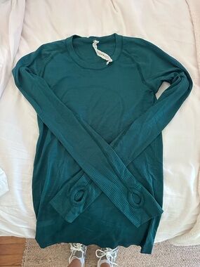 Lululemon swiftly tech long sleeve dark teal